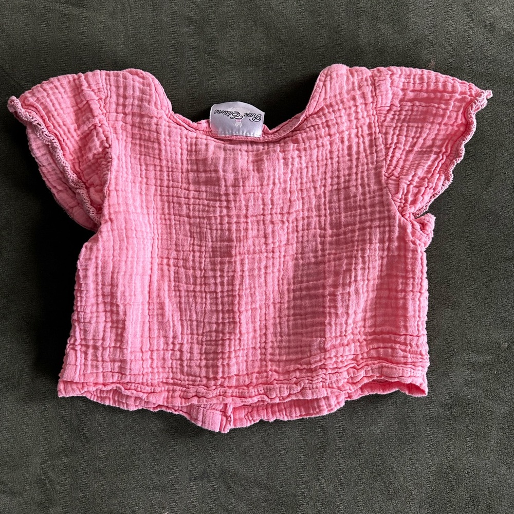 Button crop top - Picture 3 of 4